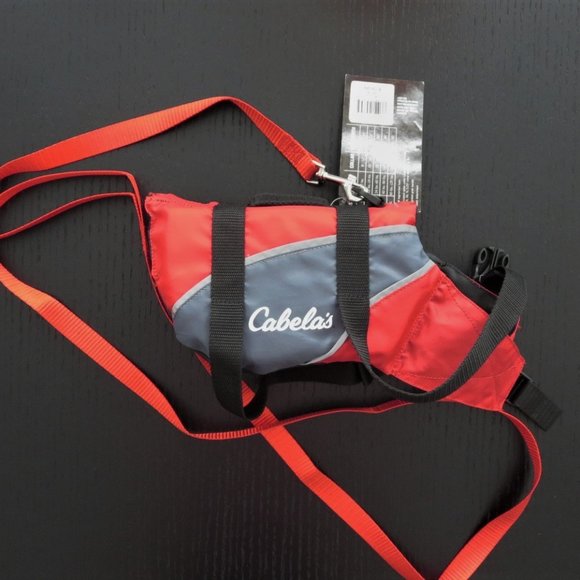 Cabela's Dog New Cabelas Dog Flotation Vest Life Jacket With Leash